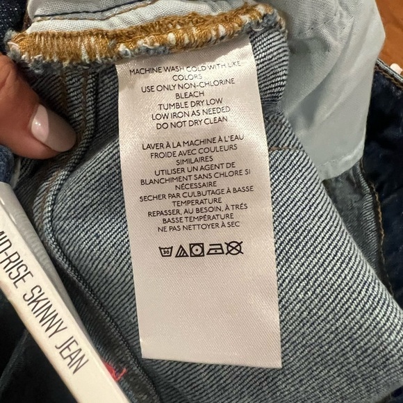 BDG Mid-Rise Skinny blue jeans size 26 y2k streetwear J - Picture 13 of 15